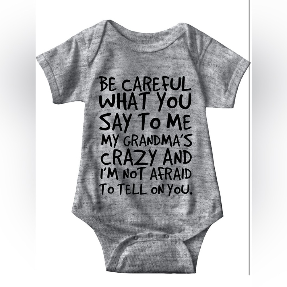 NWOT Funny Unisex Infant Onesie. Size 18-24M